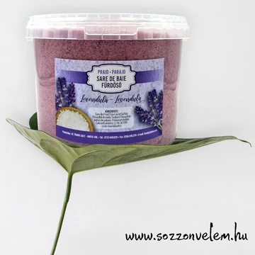 Parajdi fürdősó 5kg Levendulás 