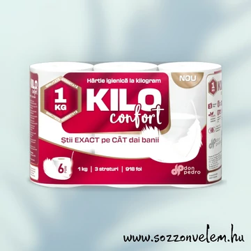 Kilo Confort wc papír 3 rétegű