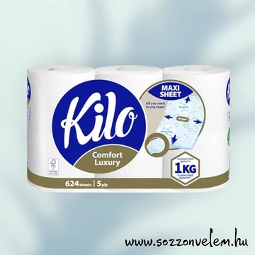 Kilo Confort wc papír 5 rétegű 