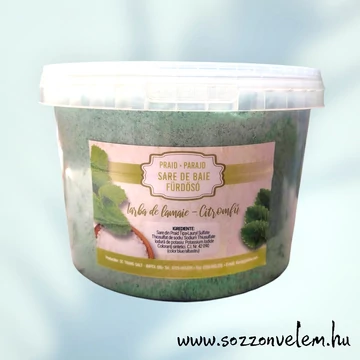 Parajdi fürdősó 5kg Citromfű