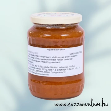 Házias lekvár Kajszibarack 750g 