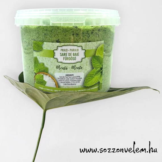 Parajdi fürdősó 5kg Mentás 