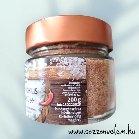 Erdélyi chilis füstölt só 200g 