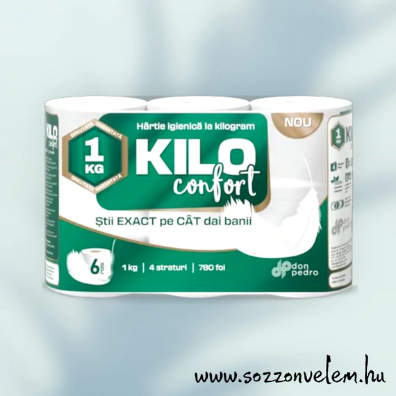 Kilo Confort wc papír 4 rétegű