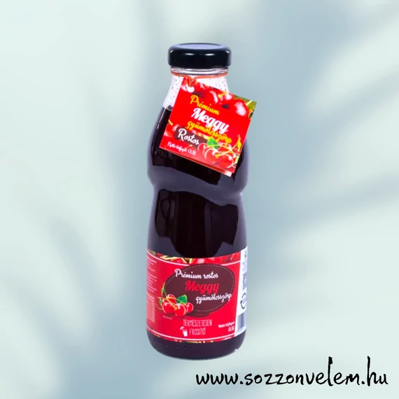Prémium rostos Meggy gyümölcsszörp 500ml