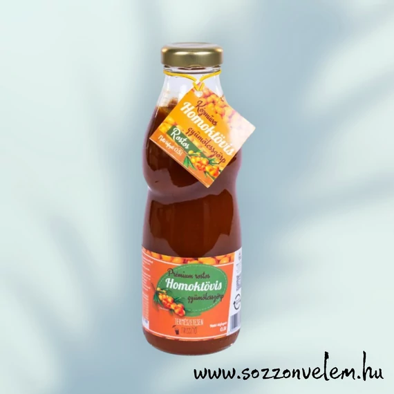 Prémium rostos Homoktövis gyümölcsszörp 500ml