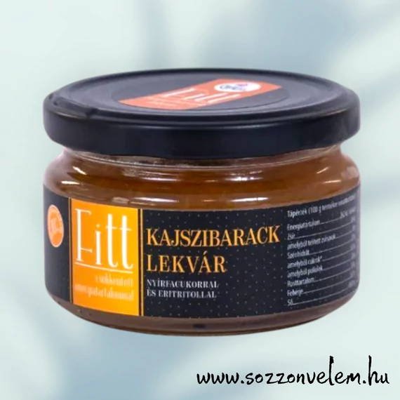 Fitt kajszibarack lekvár 210g