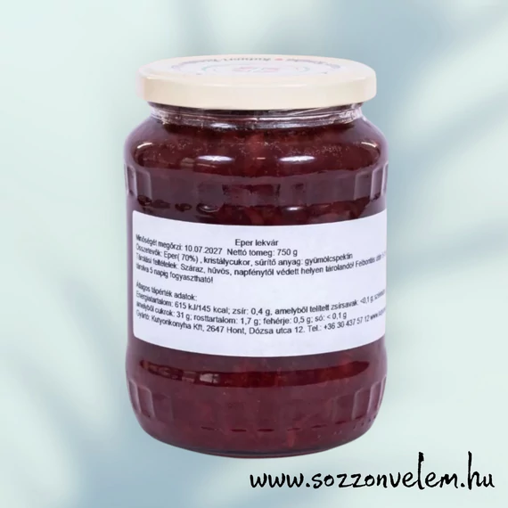 Házias lekvár Eper 750g