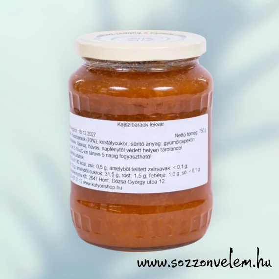 Házias lekvár Kajszibarack 750g 