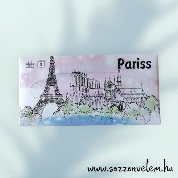 Pariss dobozos papírzsebkendő 3 rétegű 
