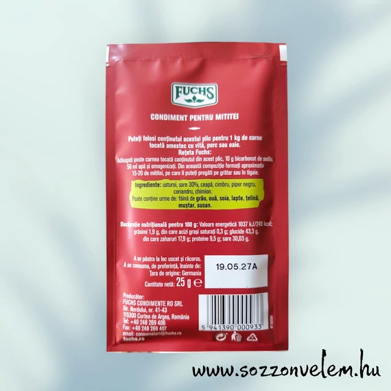 Miccs fűszerkeverék 25g
