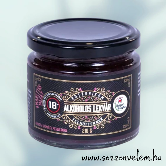 Alkoholos lekvár Amarettos meggy 210g 