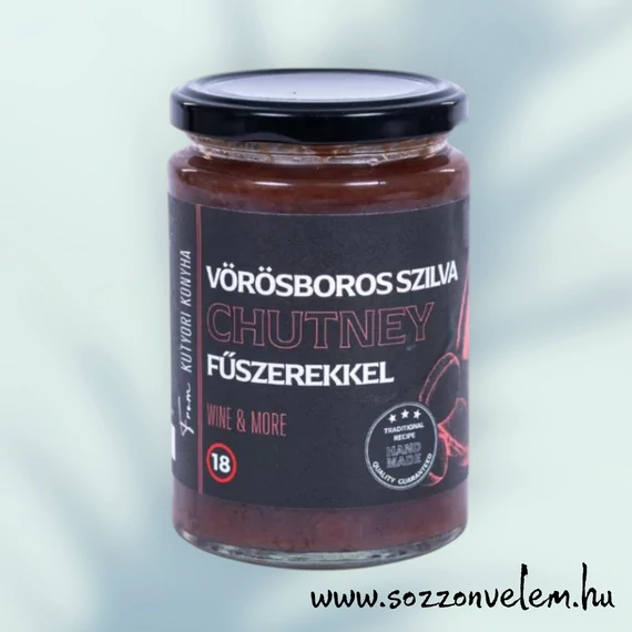 Vörösboros Szilva Chutney 380g