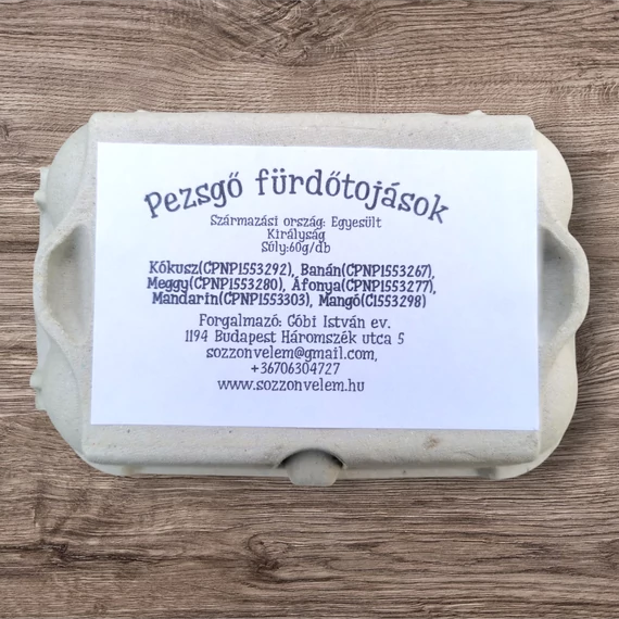 Pezsgő fürdőtojások 6x60g