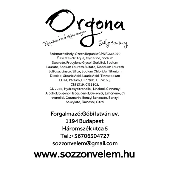 Kézműves kecsketejes szappan Orgona